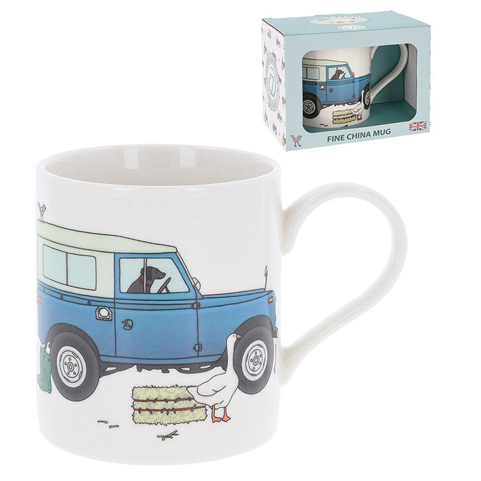 Blue Landrover Lab Goose Farm Mug