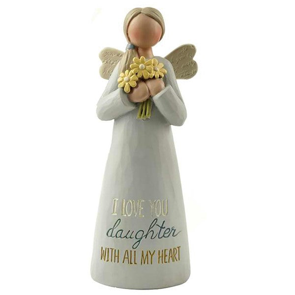 Feather & Grace Angel Flowers Love You Daughter