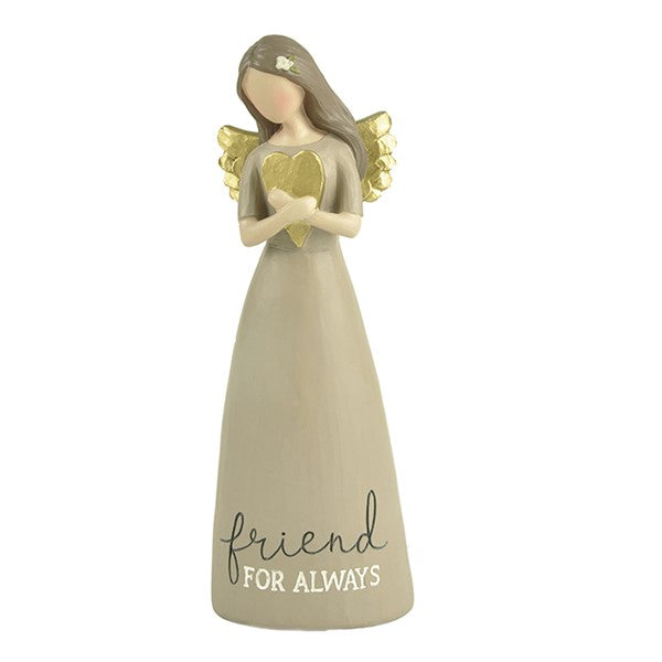 Feather & Grace Angel With Heart Friend For Always