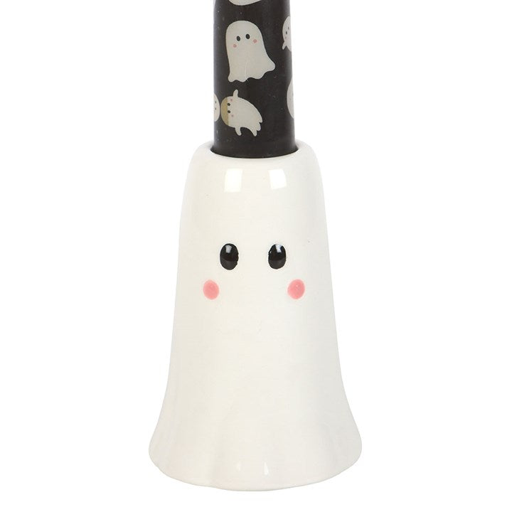 Sweet Ghost Candle Holder With Taper Candle