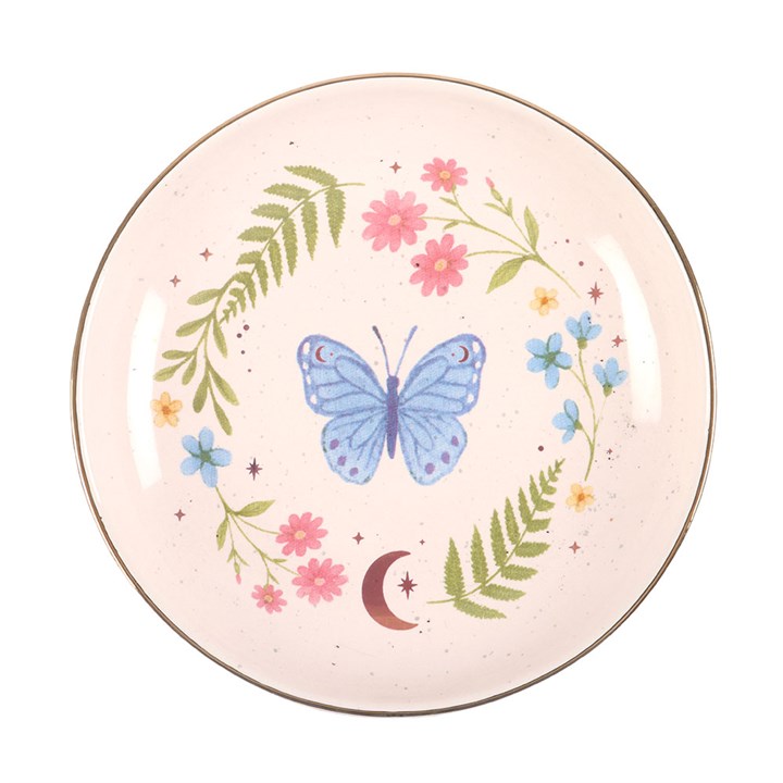 Luna Moth Butterfly Trinket Dish