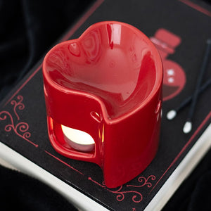 Valentines Red Heart Oil Burner Wax Warmer