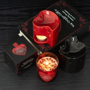 Valentines Red Heart Oil Burner Wax Warmer