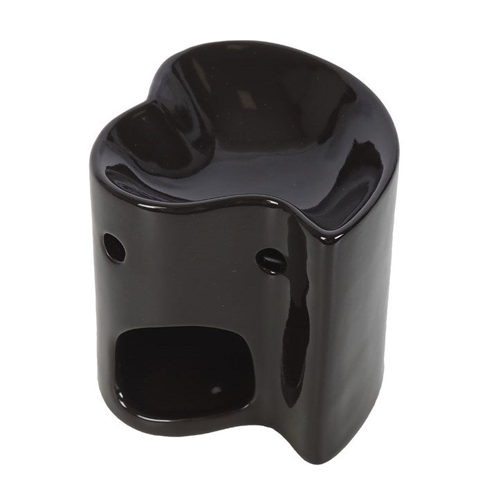Black Heart Oil Burner Wax Warmer