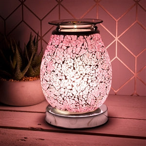 Pink Mosaic Aroma Lamp / Burner