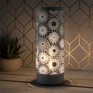 Grey Sparkle Lamp - Wax Burner