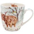 Jennifer Rose Highland Cow Christmas Breakfast Mug