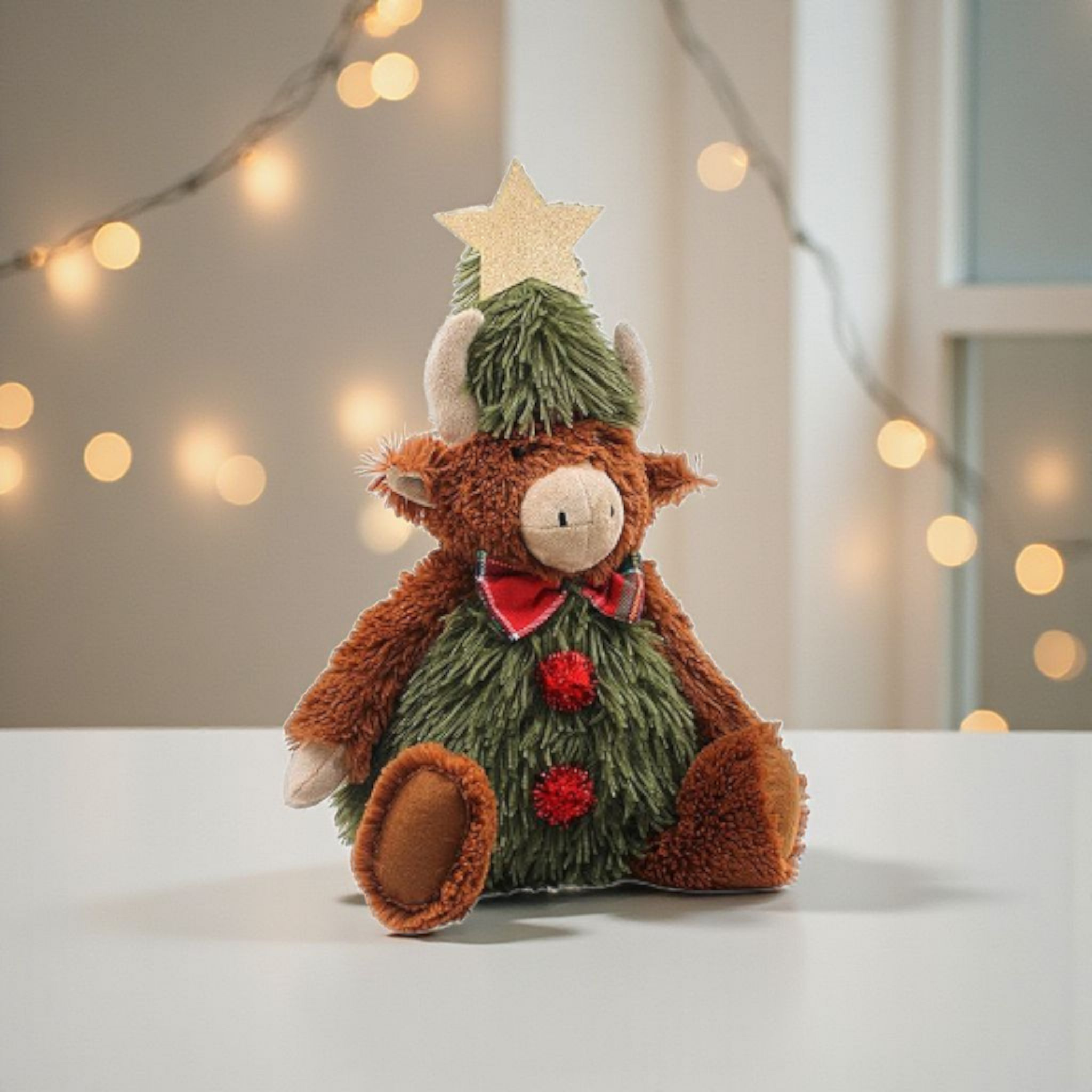 Super Soft Christmas Tree Highland Cow