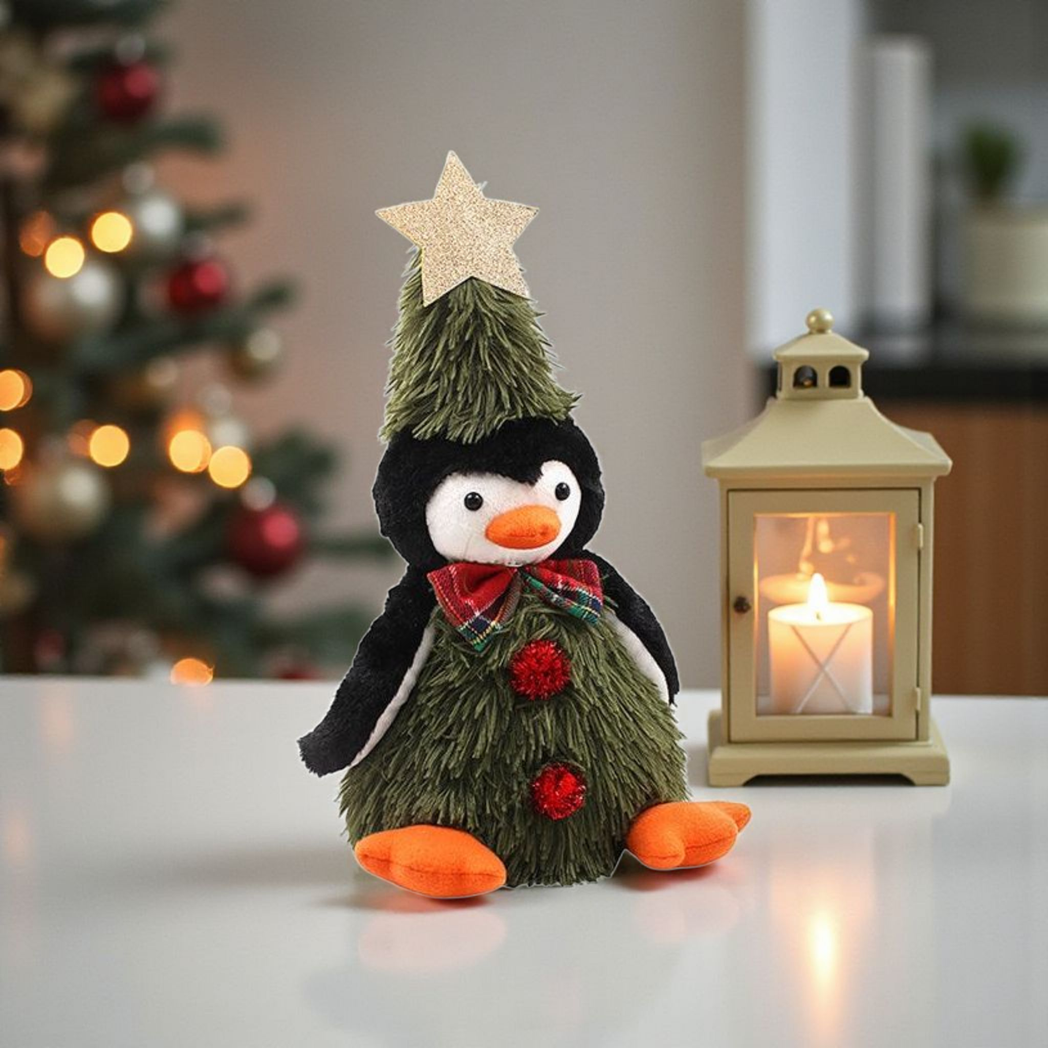 Super Soft Christmas Tree Penguin