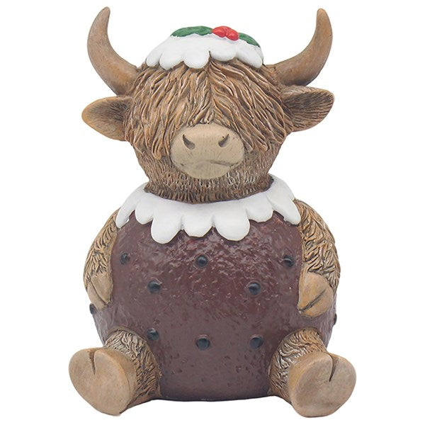 Christmas Pudding Highland Cow *** PRE-ORDER ***
