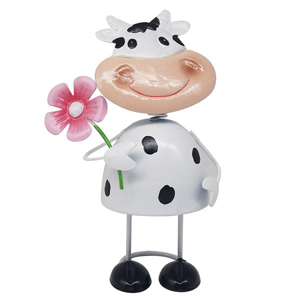 Bright Eyes Tin Wobbler Cow