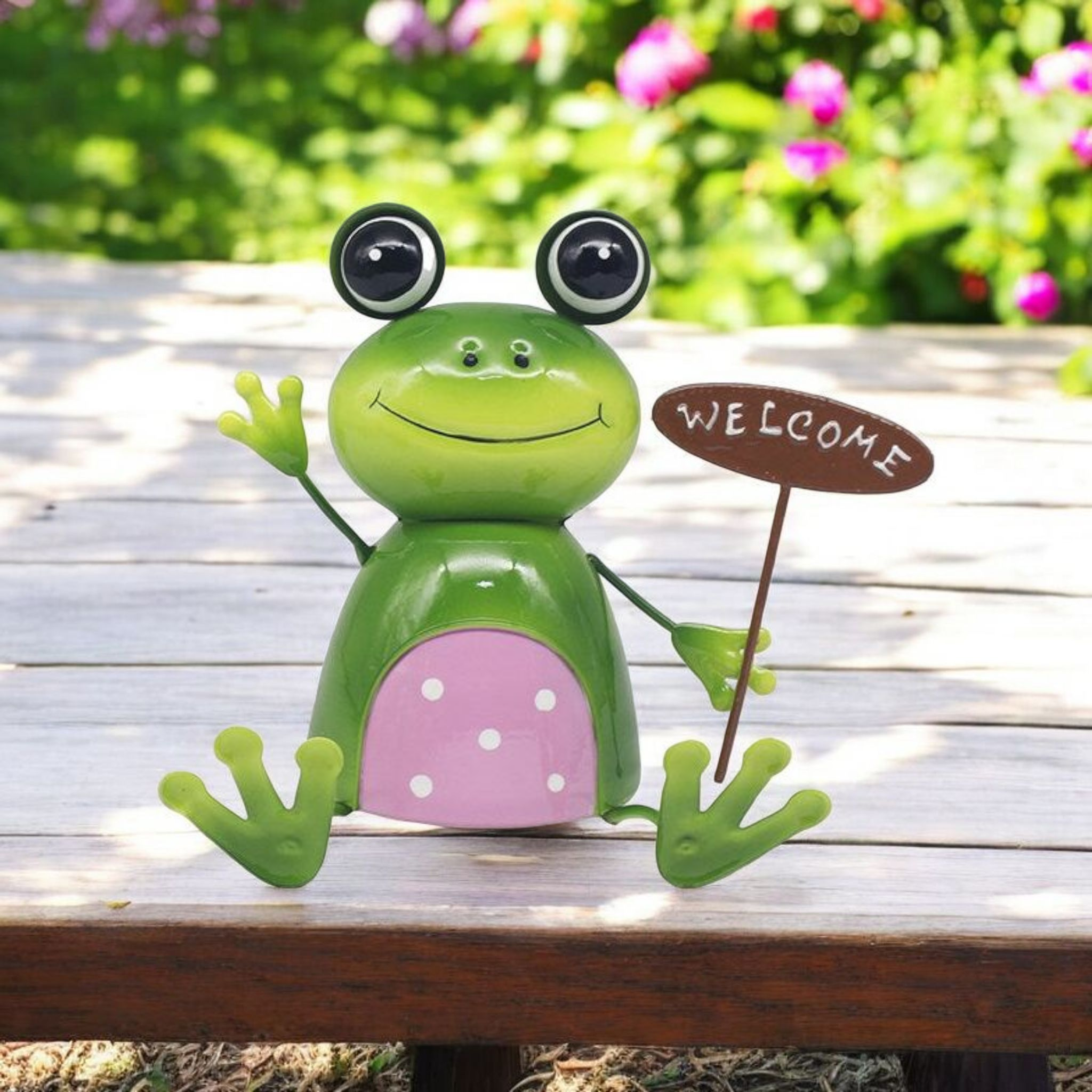 Bright Eyes Frog Welcome