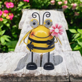 Bright Eyes Bee Solar LED Garden Gnome