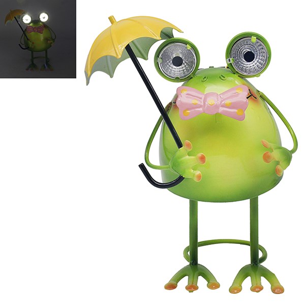 Bright Eyes Frog Solar LED
