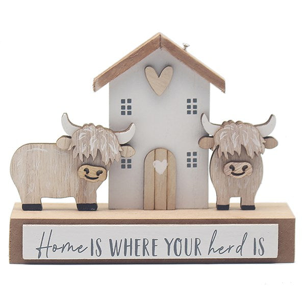 Highland Cow - Home Is Where