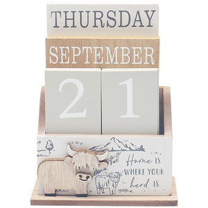 Highland Cow Calendar