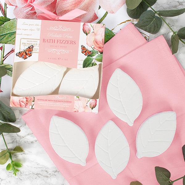 Velvet Rose Bath Fizzers – Luxury Rose-Scented Bath Treats