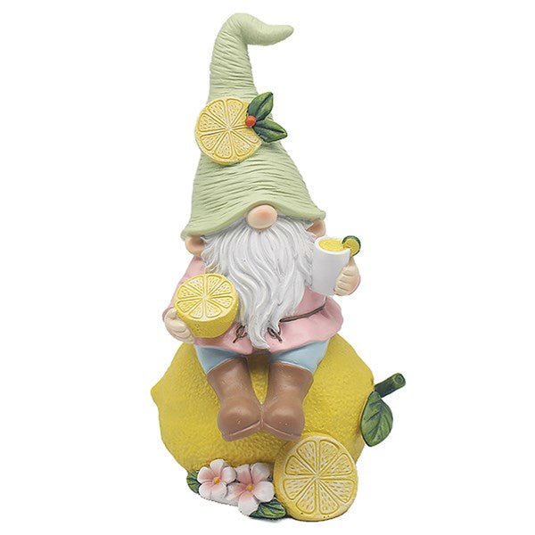 Lemons & Pastel Garden Gnome Gonk Sitting