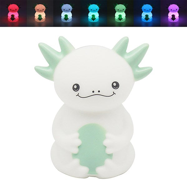 Squishy Touch Lamp Dinosaur Unicorn Axolotl Night Light Children Kids Colour Changing Lighting