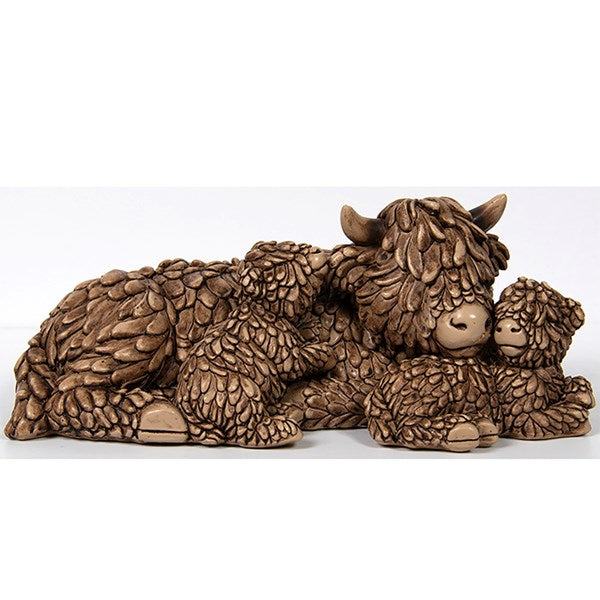 Hughie Highland Cow Lying Down PRE-ORDER