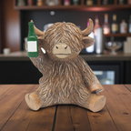 Beer Bottle Bert Highland Cow