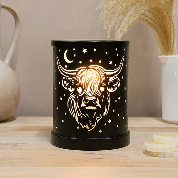 Highland Cow Wax Warmer Oil Burner Aroma Lamp