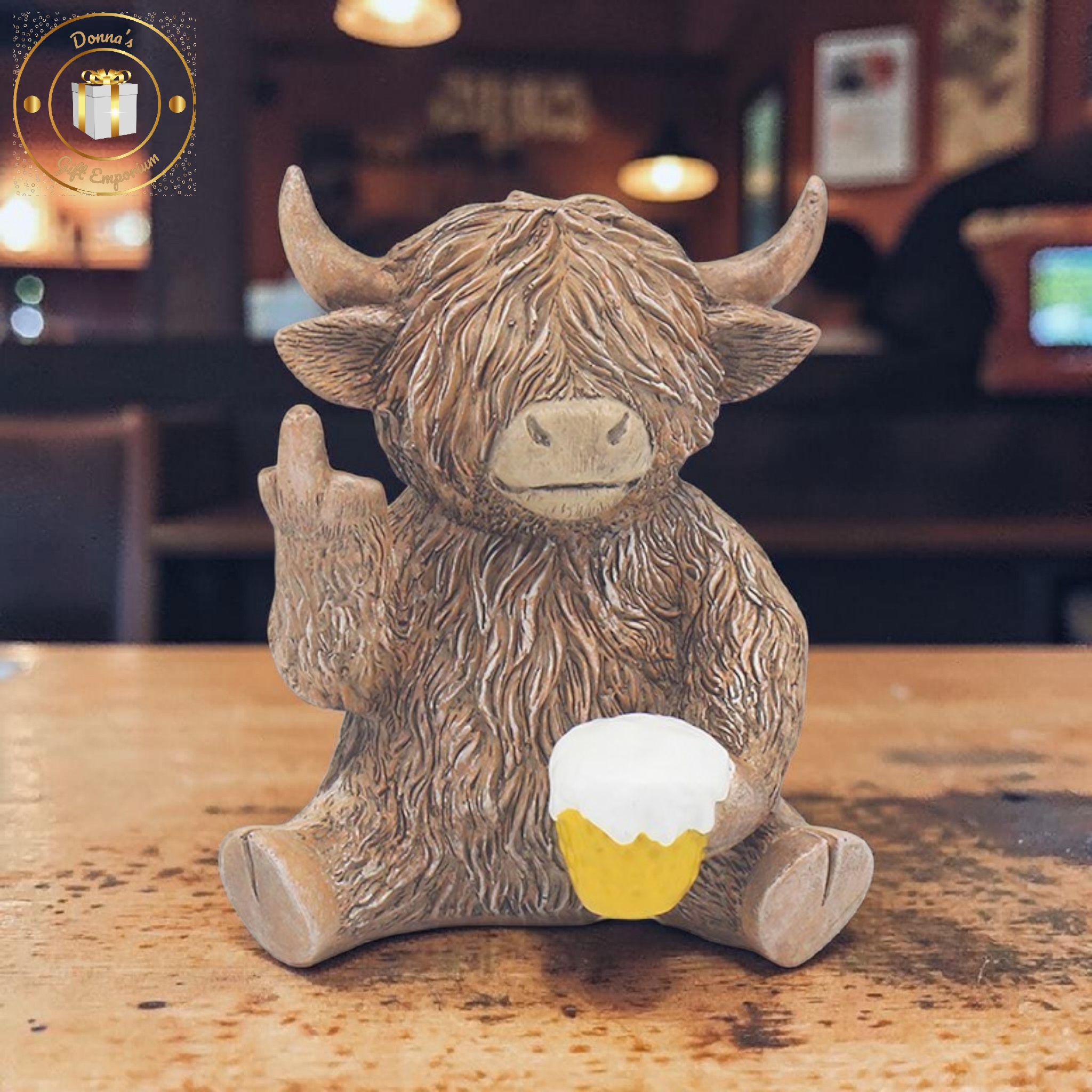 Beer Loving Bob Highland Cow