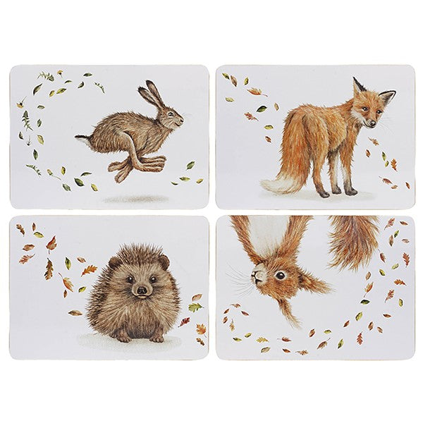 Clemency Bunn Wildlife Placemats Set of 4