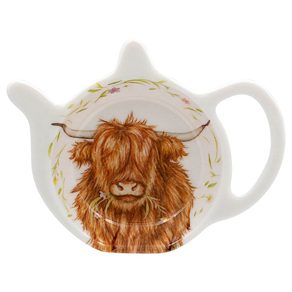 Clemency Bunn Highland Cow Tea Bag Tidy