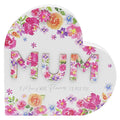 Floral Mother's Day Mum Heart Plaque