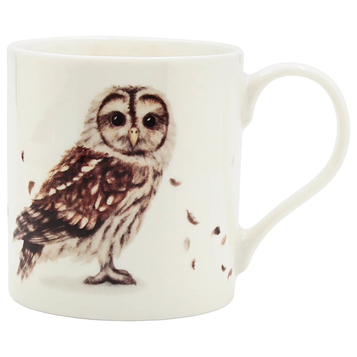 British Birds Fine China Mug - Tawny Owl
