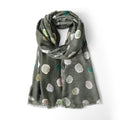 Polka Dot Scarf - Olive