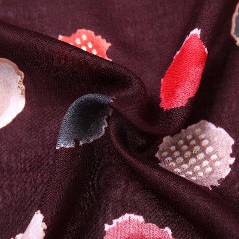 Polka Dot Scarf - Red