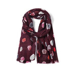 Polka Dot Scarf - Red