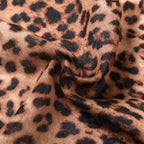 Leopard Print Scarf - Camel