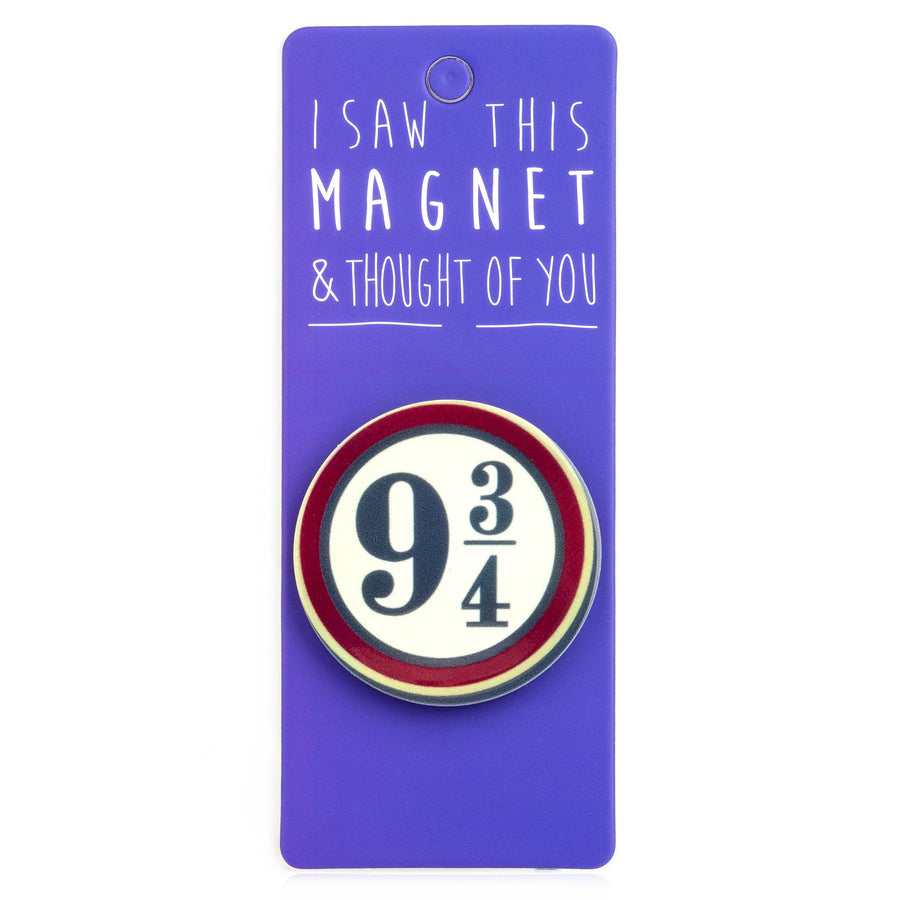 Fridge Magnet "9 3/4" Harry Potter