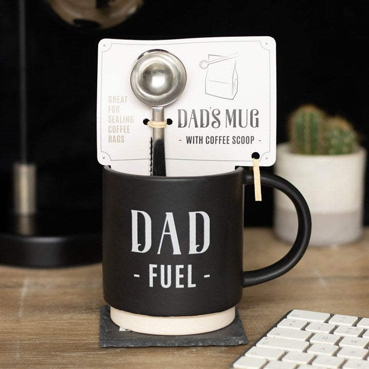 Dad Full Mug & Coffee Scoop Clip
