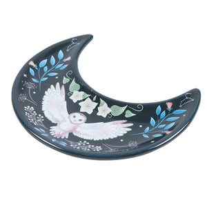 Night Owl Cresent Moon Trinket Dish