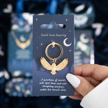 Load image into Gallery viewer, Night Owl Metal Keyring
