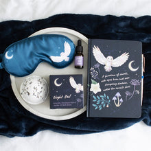 Load image into Gallery viewer, Night Owl Sleep Mask &amp; Essential Oil Gift Set
