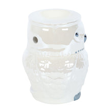 Load image into Gallery viewer, Owl Shaped Iridescent Wax Warmer Oil Burner
