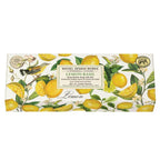 Lemon & Basil Set of 3 Soaps Gift Box Set by Michel Design Works