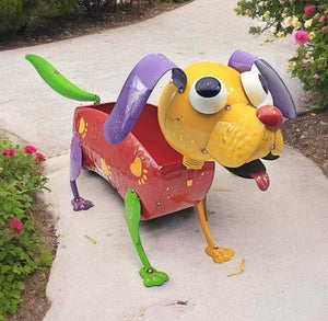 Large Outdoor Dog Planter
