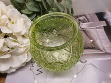 Load image into Gallery viewer, Green Fishbowl Tealight Holder
