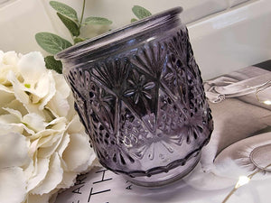 Purple Vintage Tealight Holder