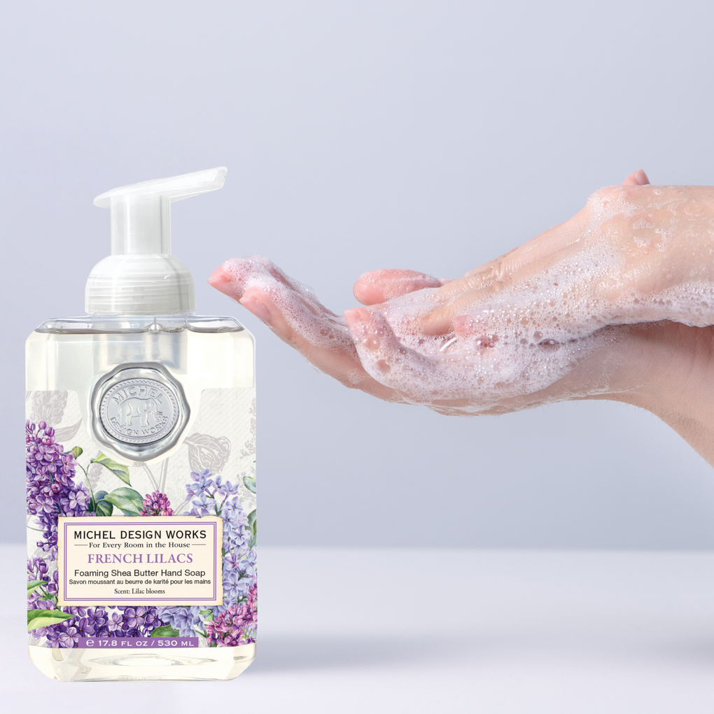 French Lilacs Foaming Hand Soap by Michel Design Works