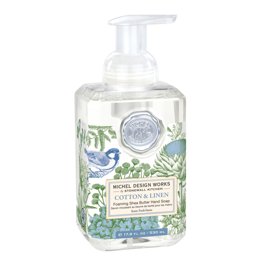 Cotton & Linen Foaming Hand Soap by Michel Design Works