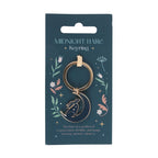 Midnight Hare Metal Keyring