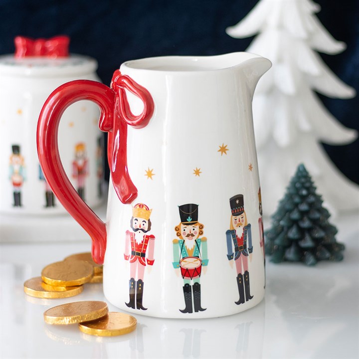 Nutcracker Storage Jar, Jug & Mug