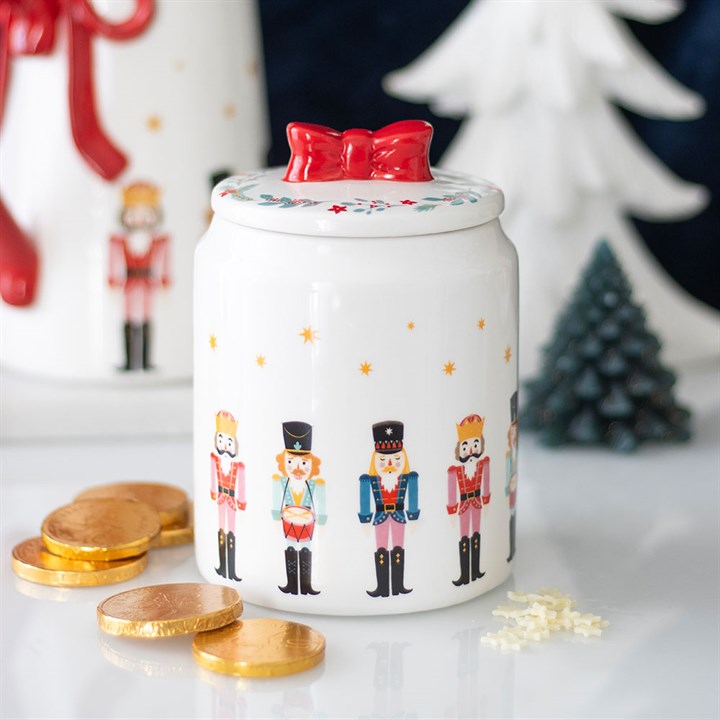 Nutcracker Storage Jar, Jug & Mug